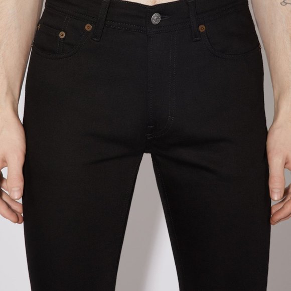 [NEW] Acne Studios SLIM FIT MENs JEANS PANTS // NORTH STAY BLACK (Size 30) - Picture 4 of 11